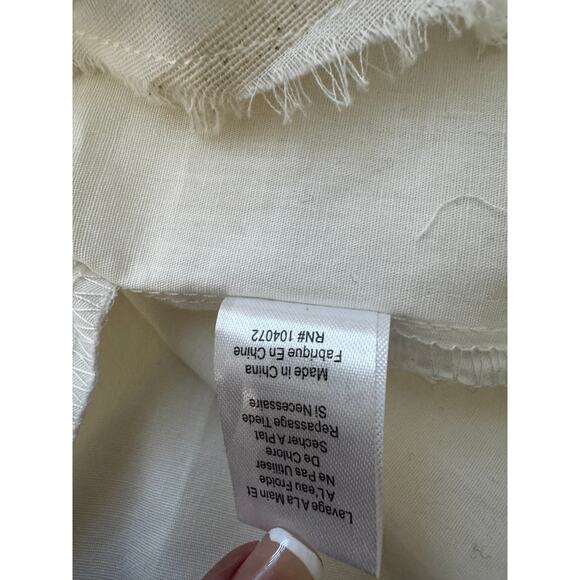 ANTHROPOLOGIE Undiscovered Eye White Poplin Oversized Shirt Dress S - Picture 6 of 7